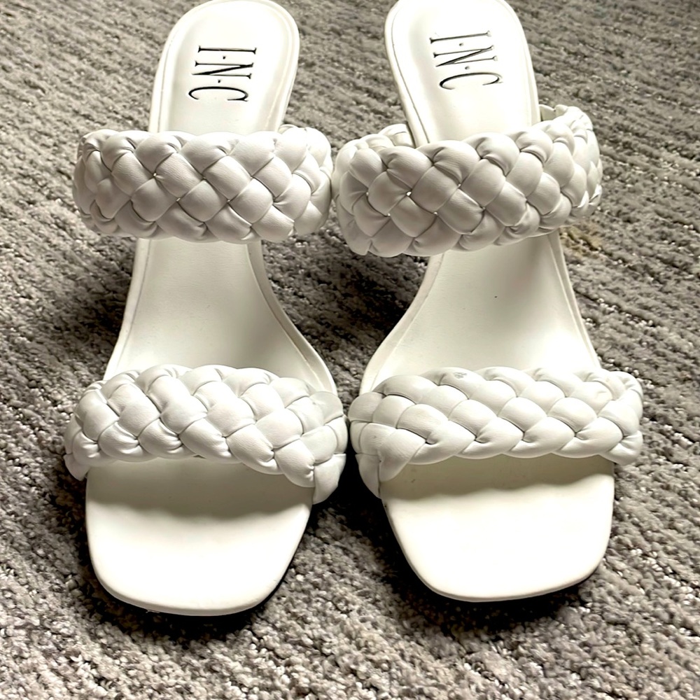 INC braided heels